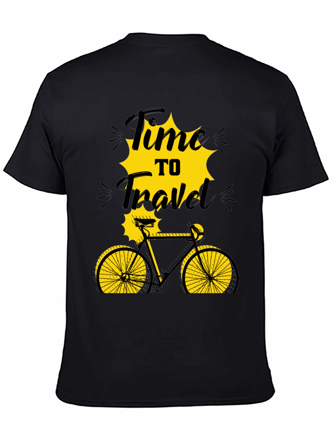 Time to Travel Bicycle Graphic Tee