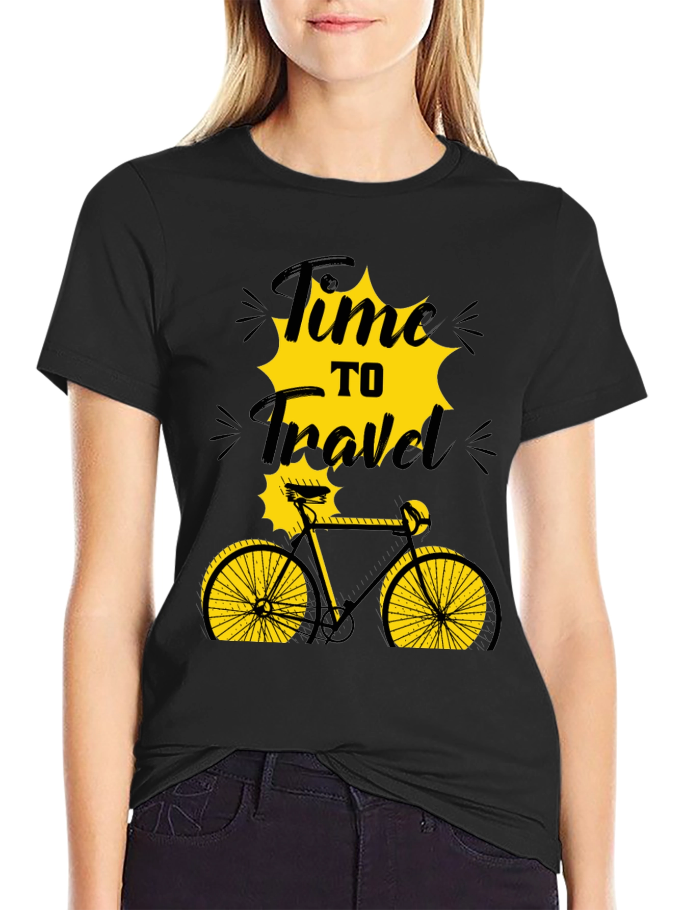 Time to Travel Bicycle Graphic Tee