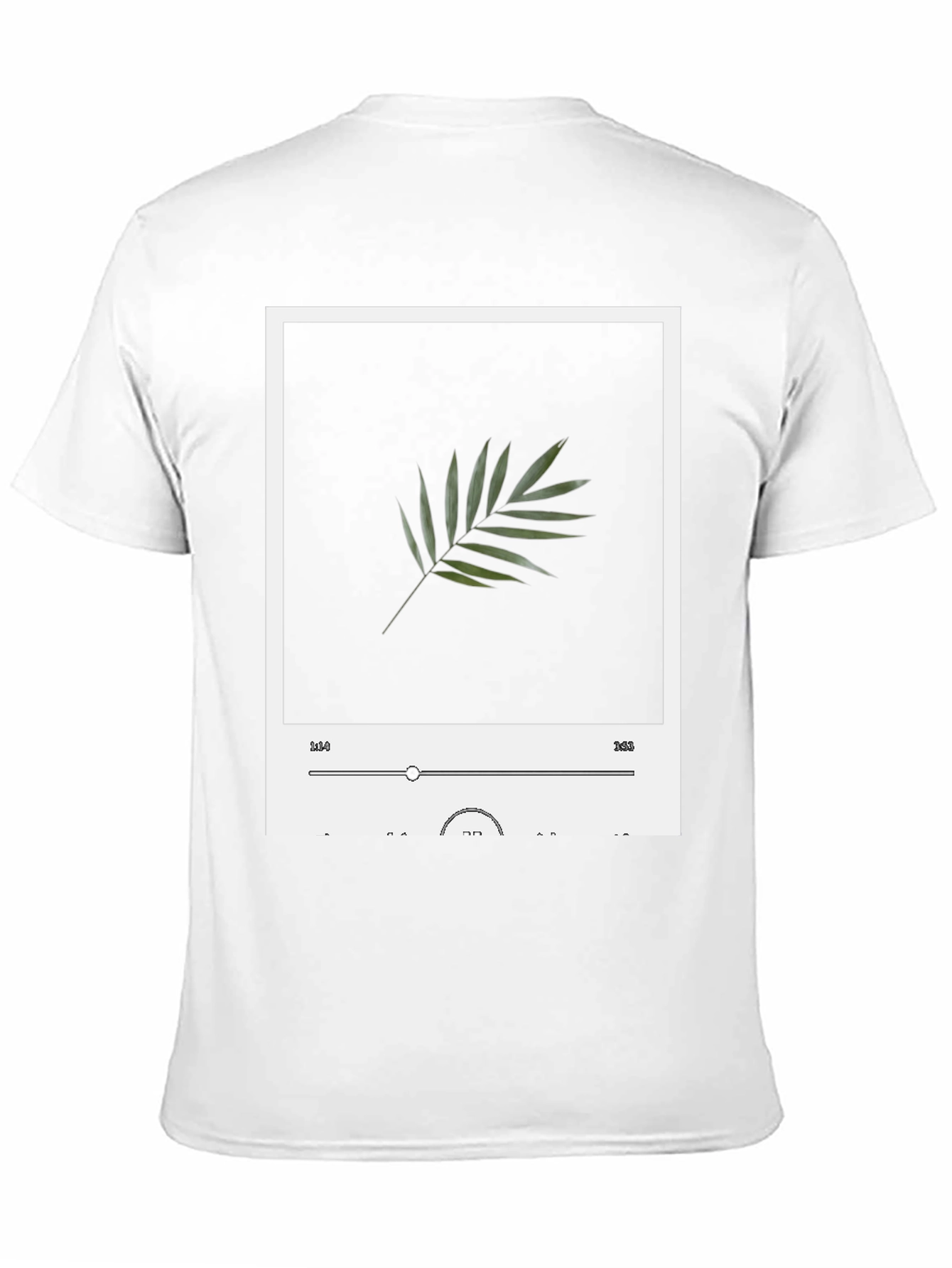 Leaf Music Player Black T-Shirt