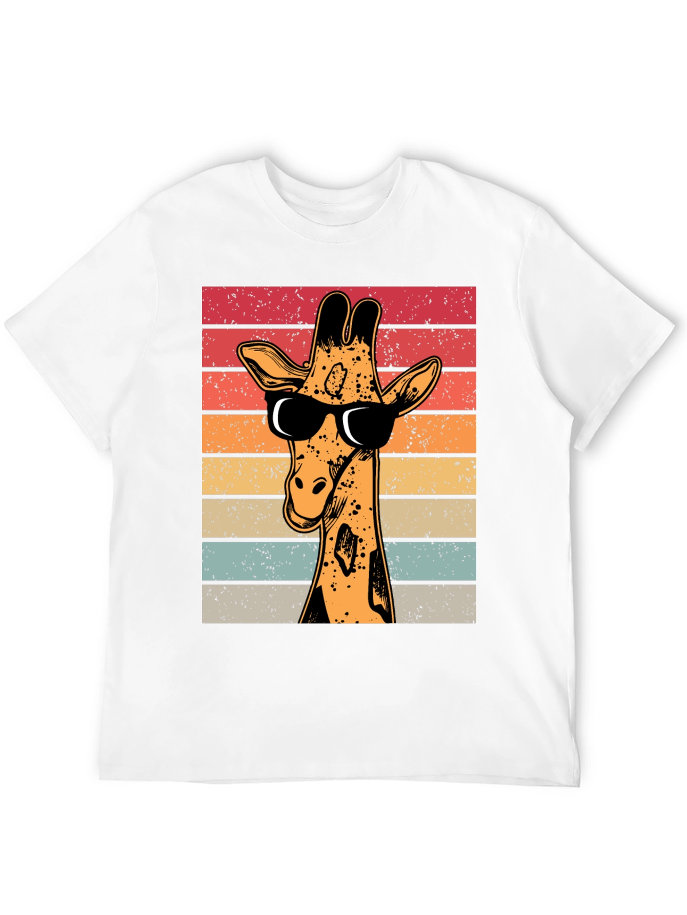 Cool Giraffe Retro T-Shirt