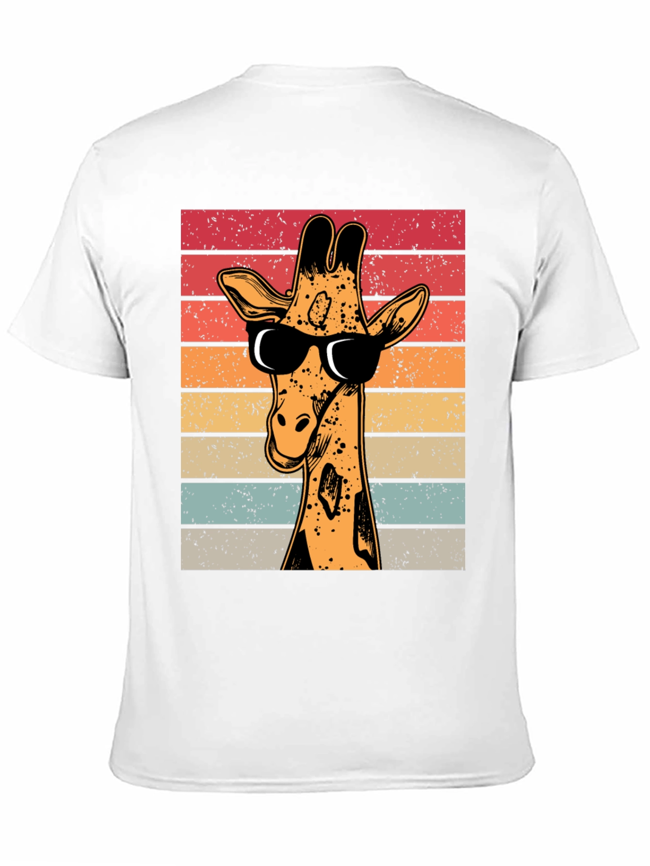 Cool Giraffe Retro T-Shirt