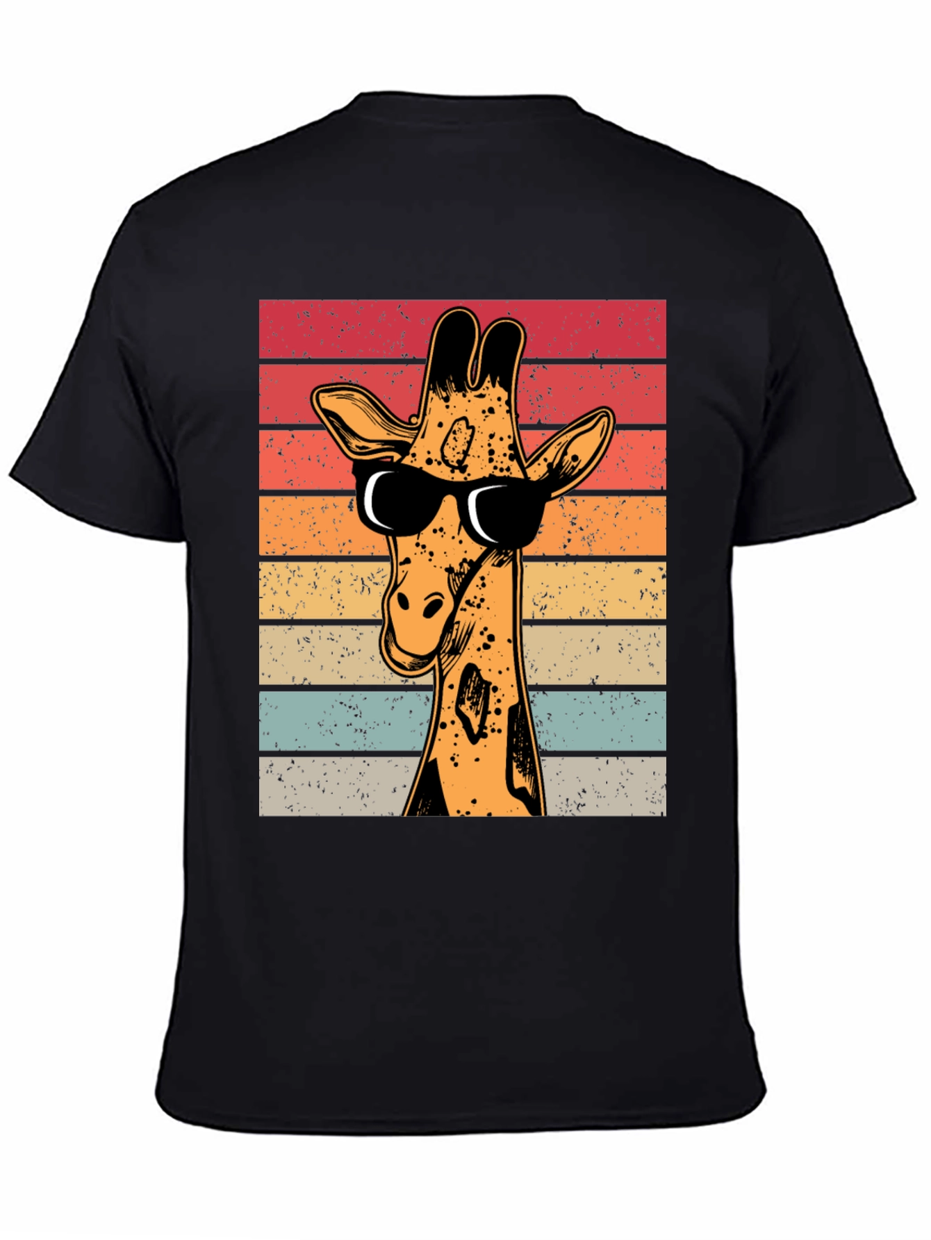 Cool Giraffe Retro T-Shirt