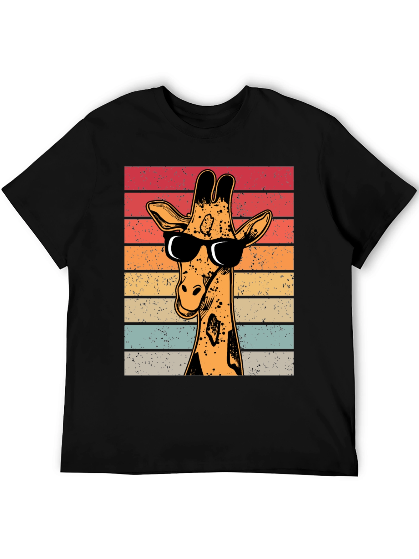 Cool Giraffe Retro T-Shirt