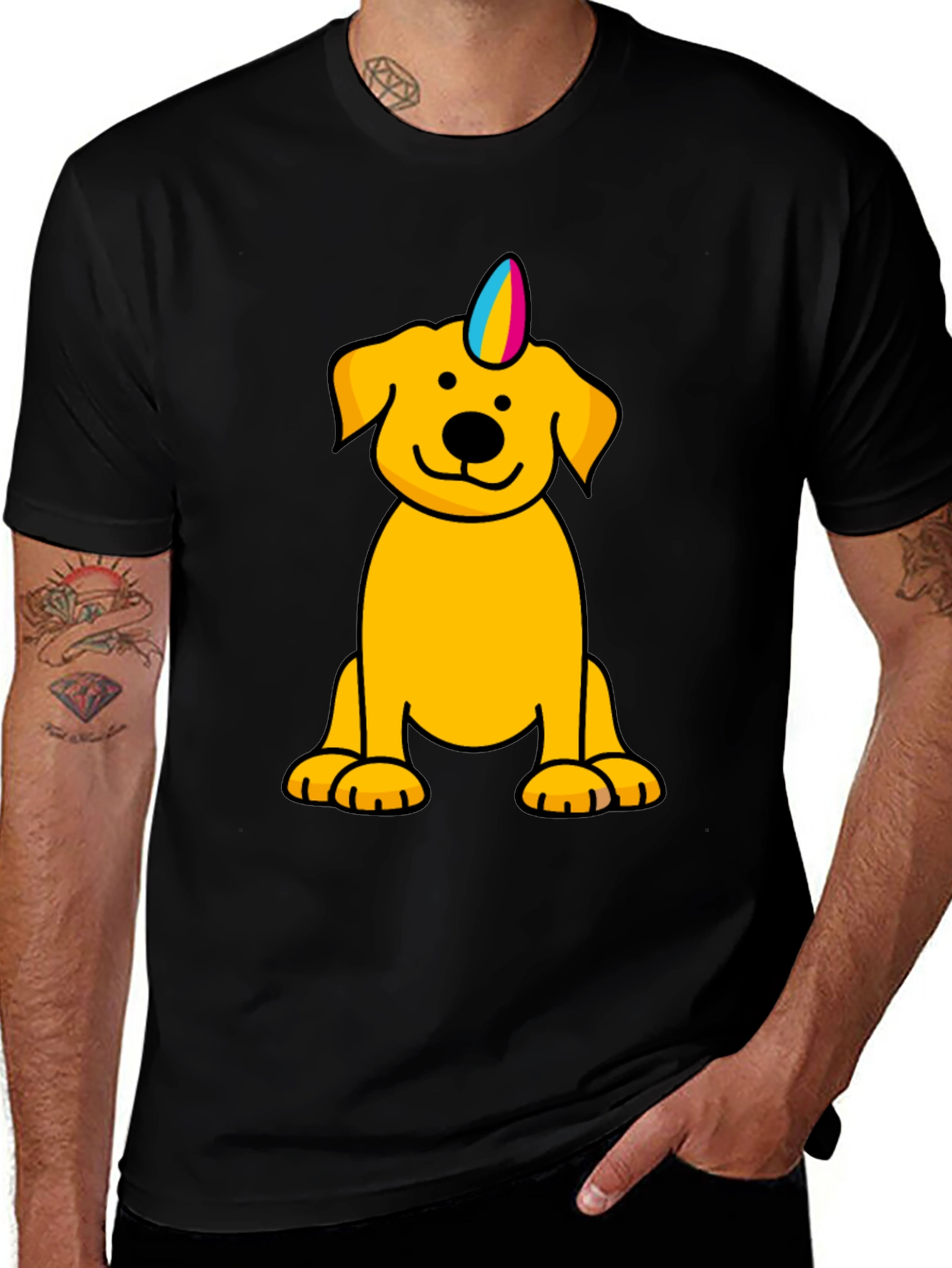 Dog Unicorn Graphic Tee