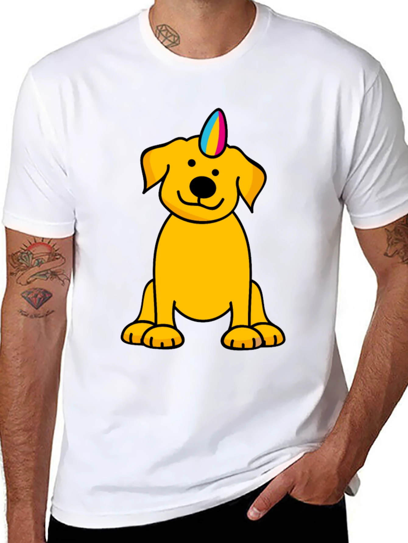 Dog Unicorn Graphic Tee