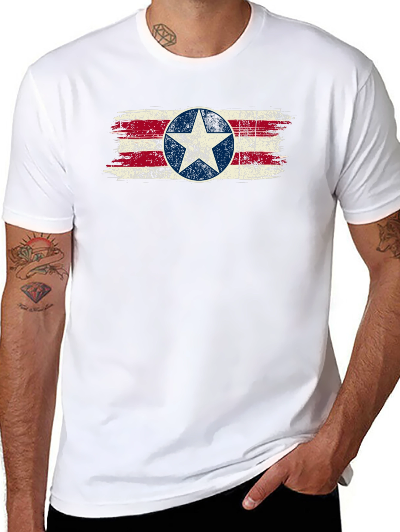 Star Spangled Mens Graphic Tee