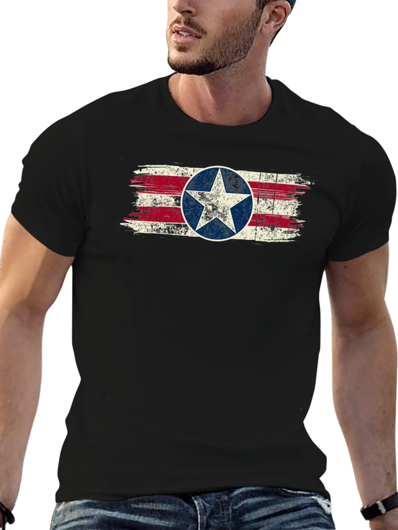 Star Spangled Mens Graphic Tee