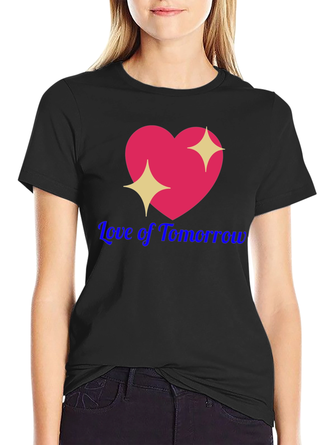 Love of Tomorrow Graphic T-Shirt - Black