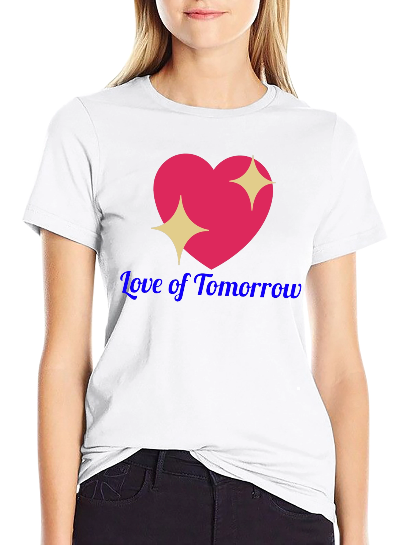 Love of Tomorrow Graphic T-Shirt - Black