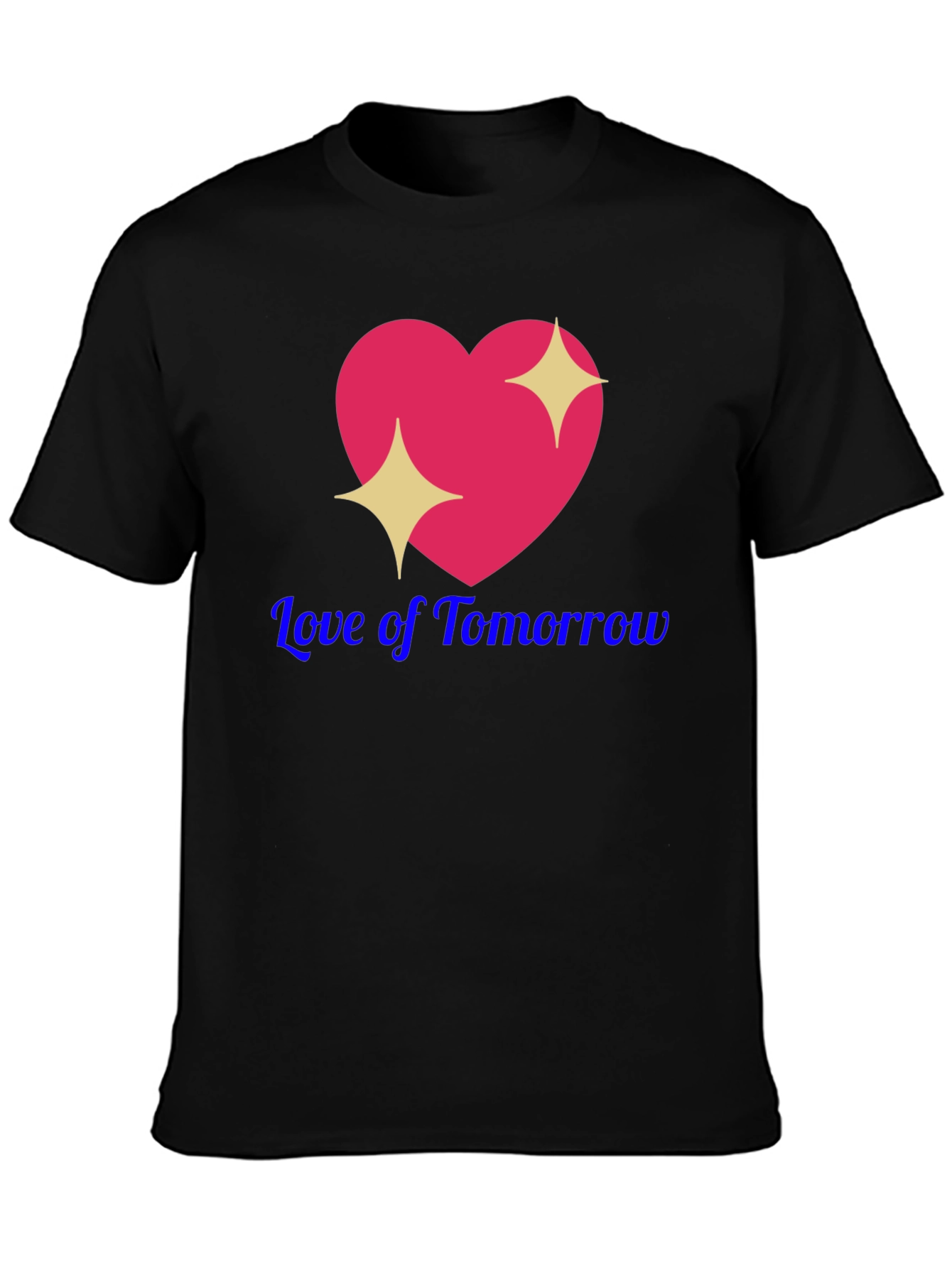 Love of Tomorrow Graphic T-Shirt - Black