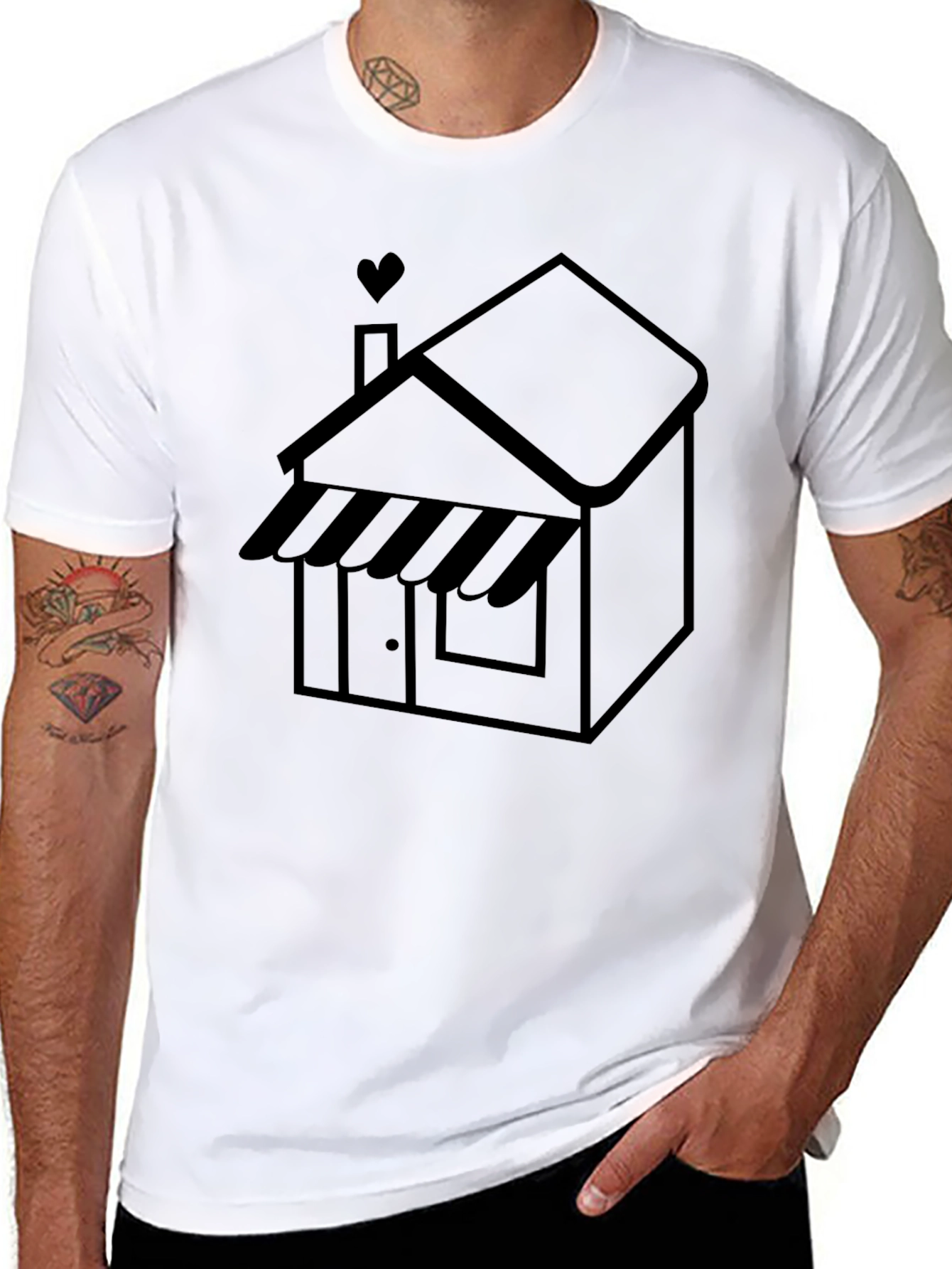 Cozy Shop Black Graphic Tee