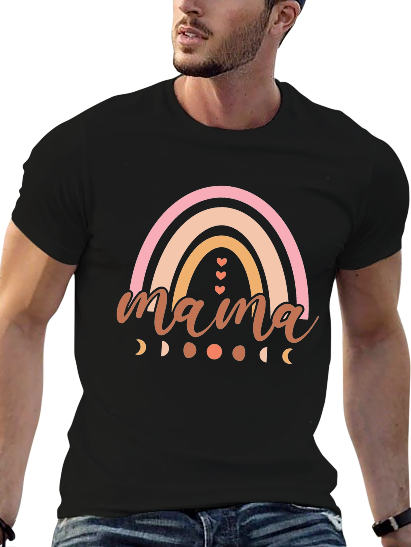 Mama Rainbow Graphic Tee - Stylish Comfort