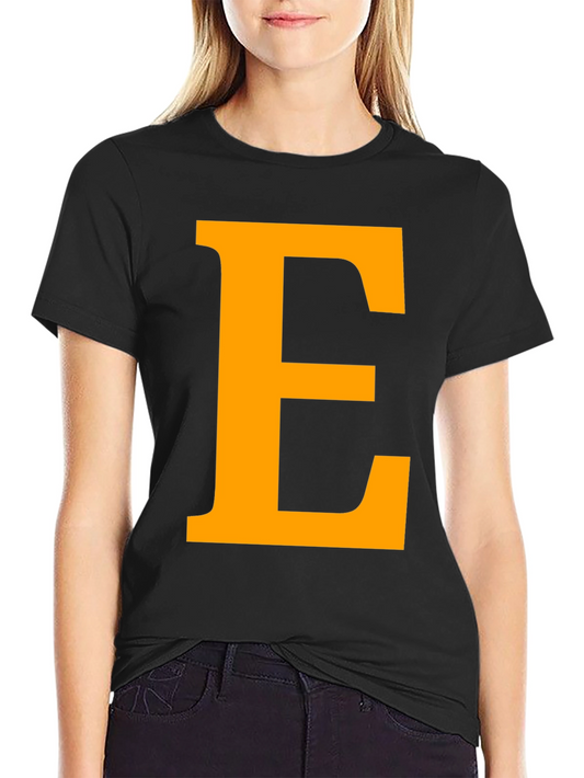 Letter E Graphic Tee - Bold & Stylish