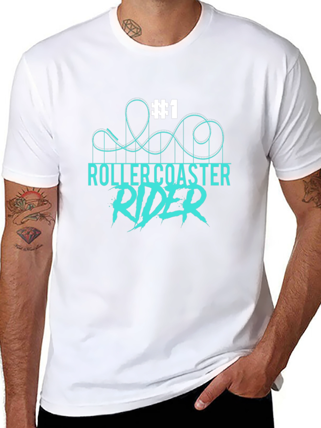Rollercoaster Rider T-Shirt - Thrill Seeker Apparel