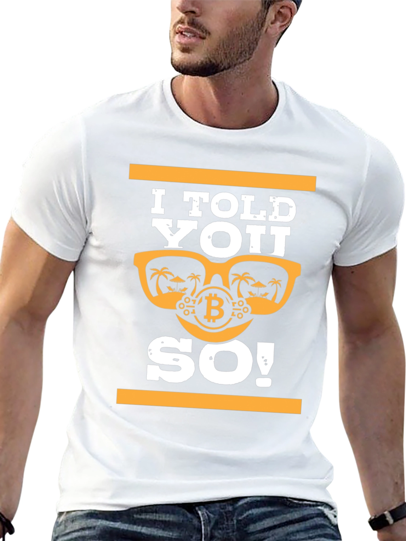 I Told You So! Bitcoin Sunglasses T-Shirt