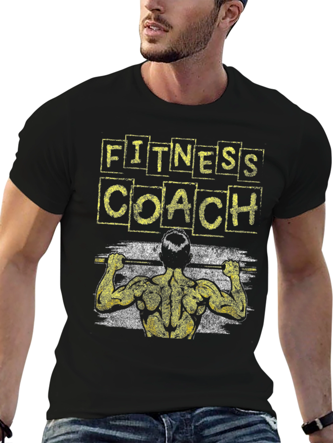Fitness Coach Graphic T-Shirt - Workout Motivation