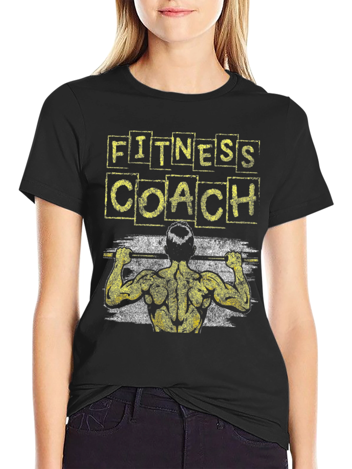Fitness Coach Graphic T-Shirt - Workout Motivation