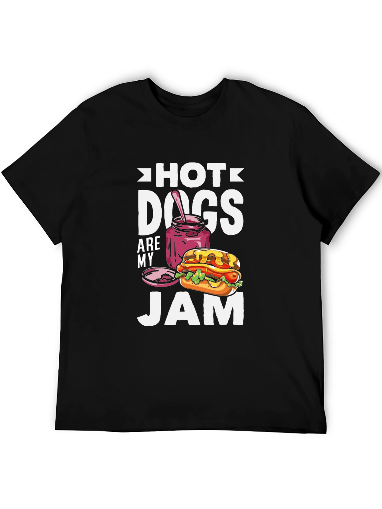 Hot Dogs Are My Jam T-Shirt - Foodie Tee
