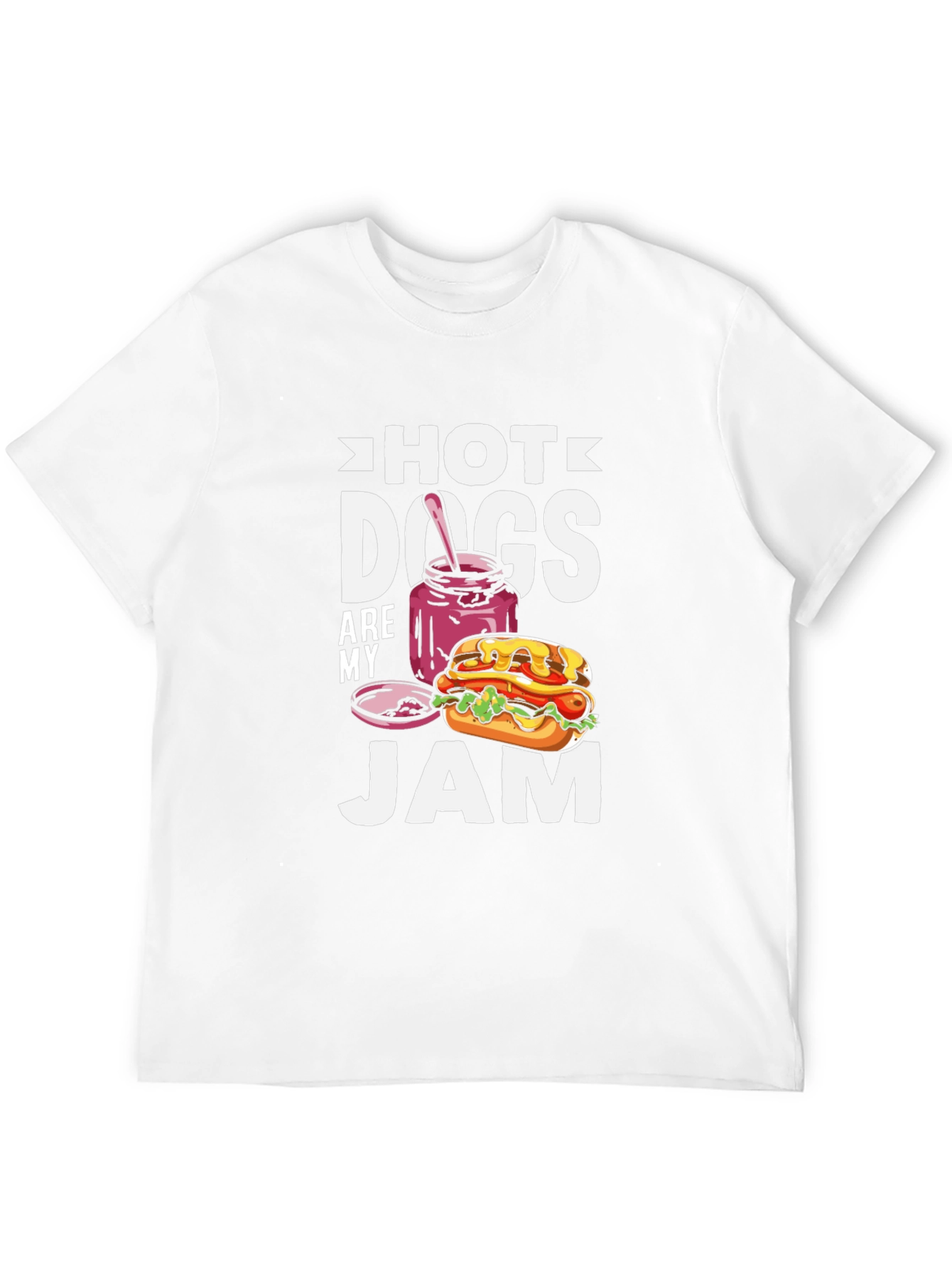Hot Dogs Are My Jam T-Shirt - Foodie Tee