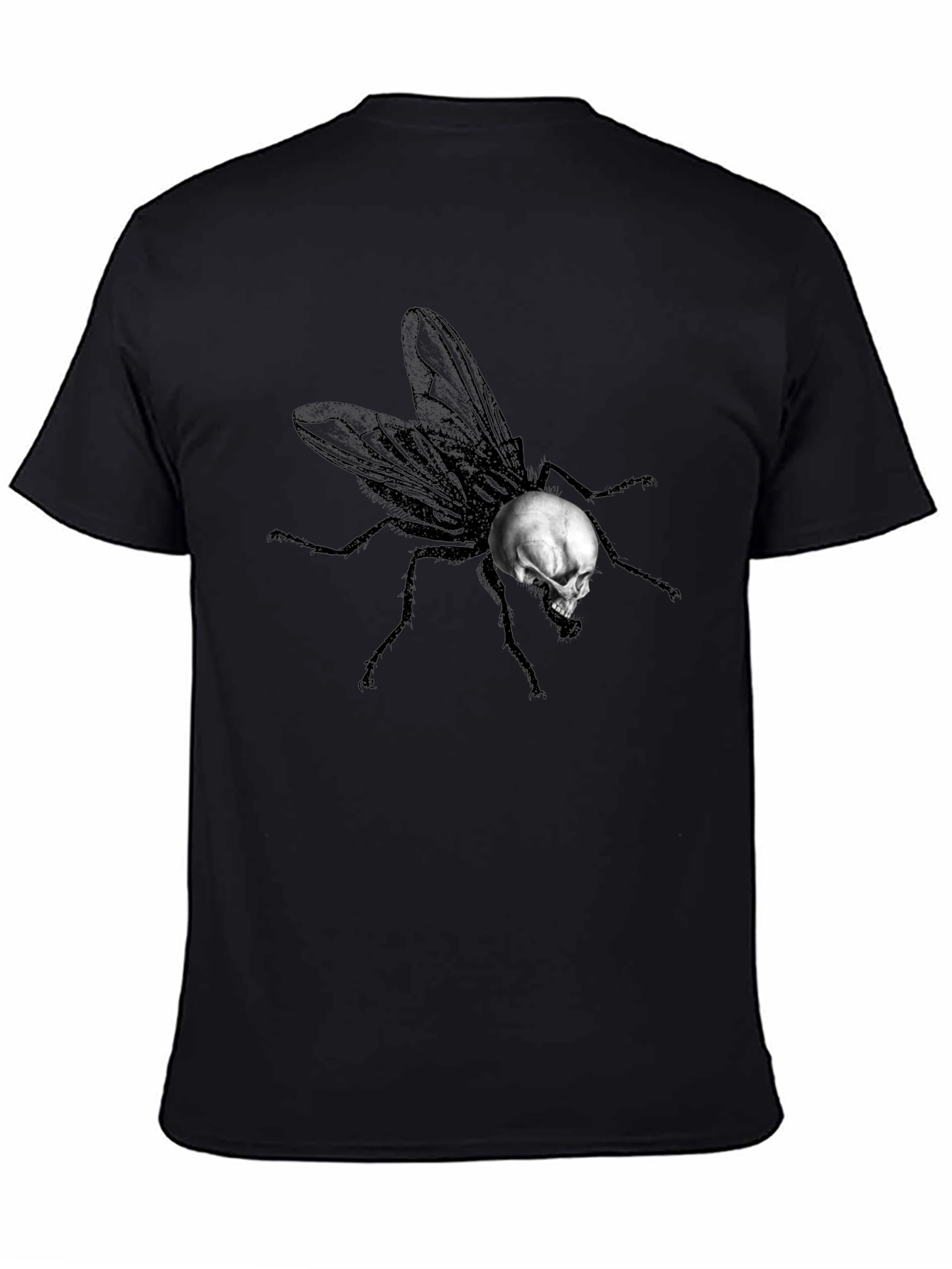 Skull Fly Graphic T-Shirt - Unique Design