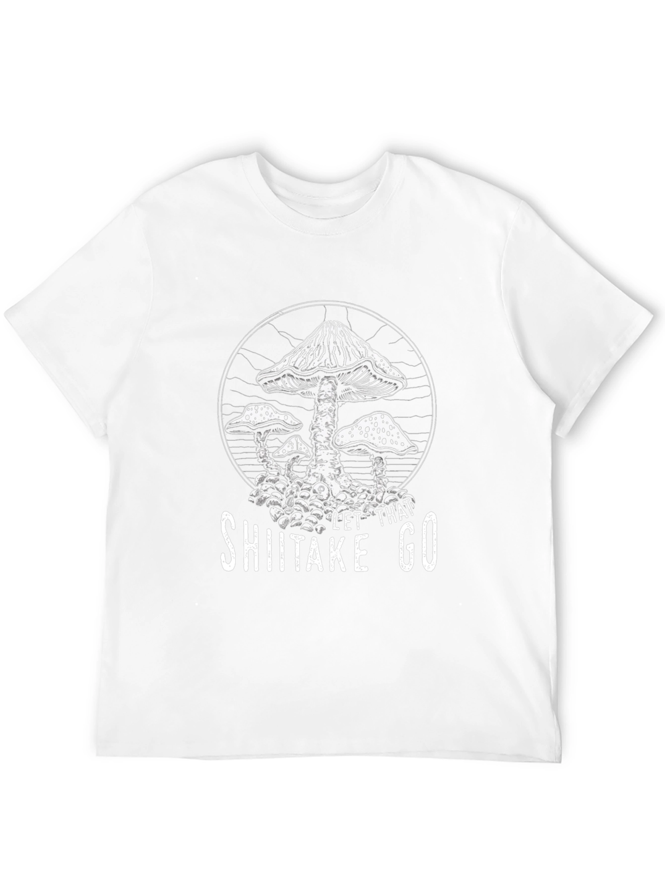 Shiitake Go Funny Graphic T-Shirt