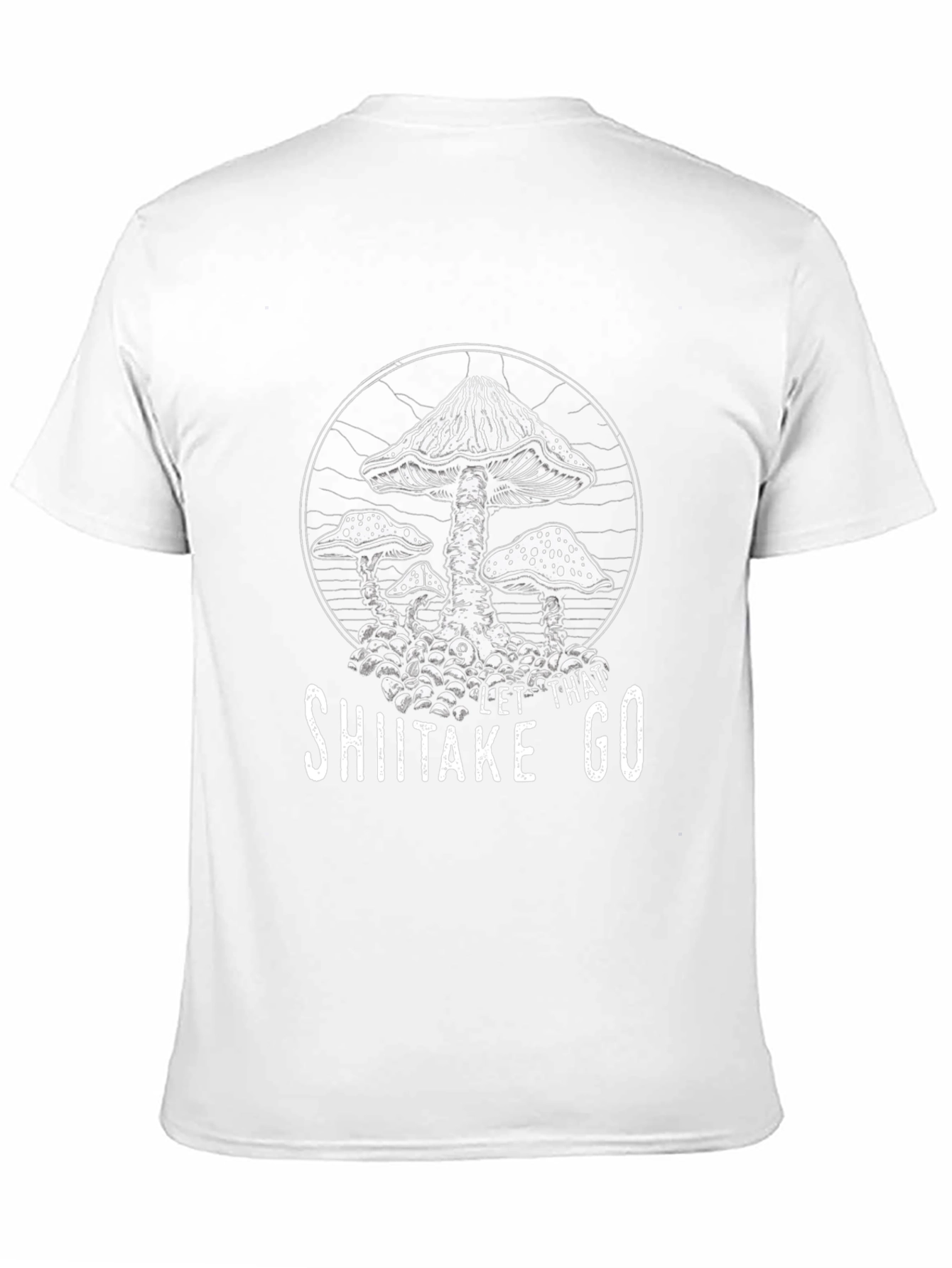 Shiitake Go Funny Graphic T-Shirt