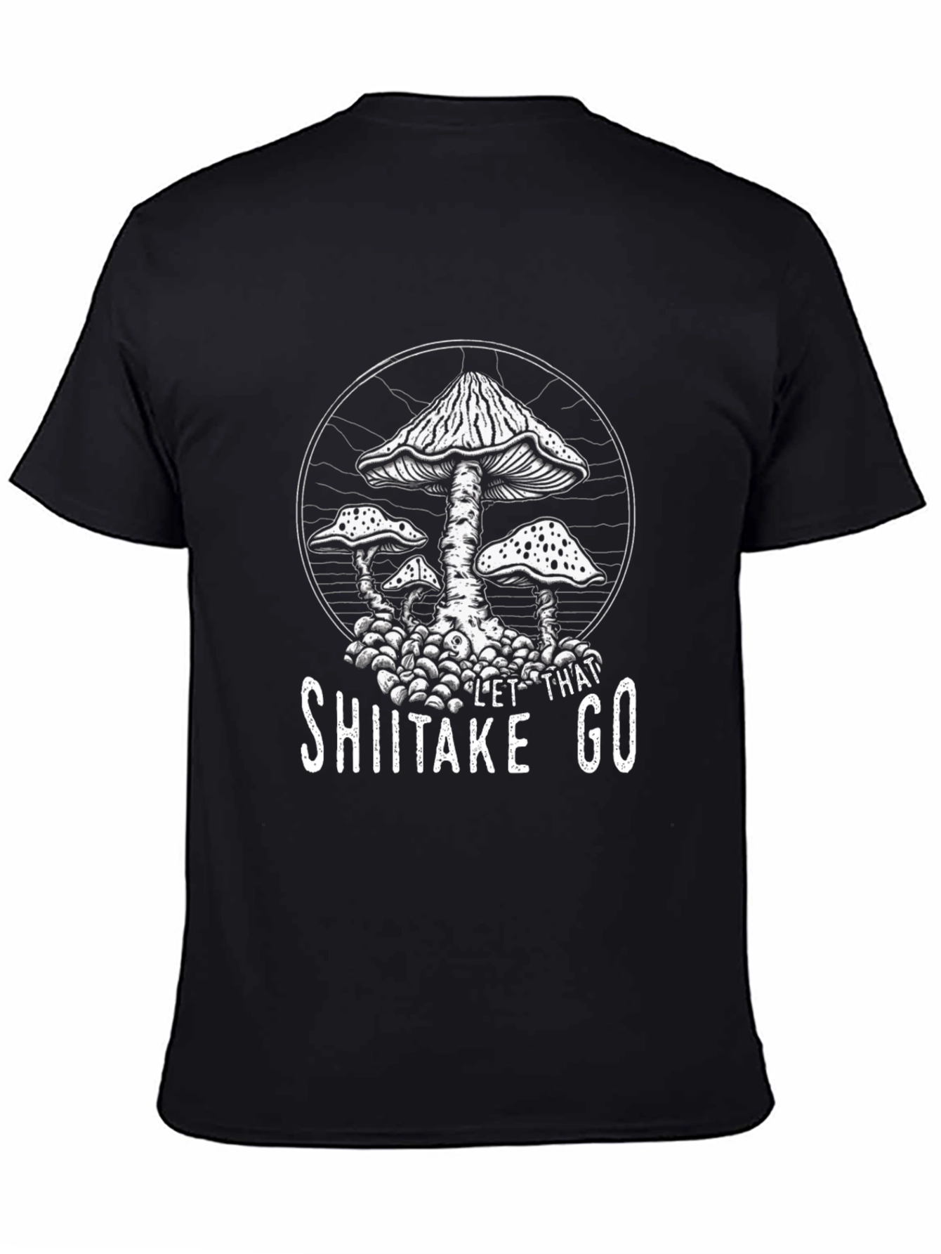 Shiitake Go Funny Graphic T-Shirt