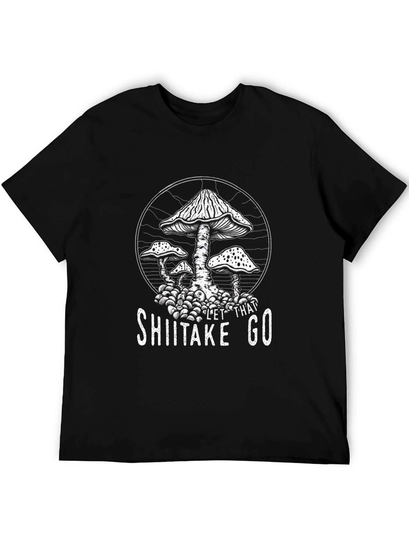 Shiitake Go Funny Graphic T-Shirt