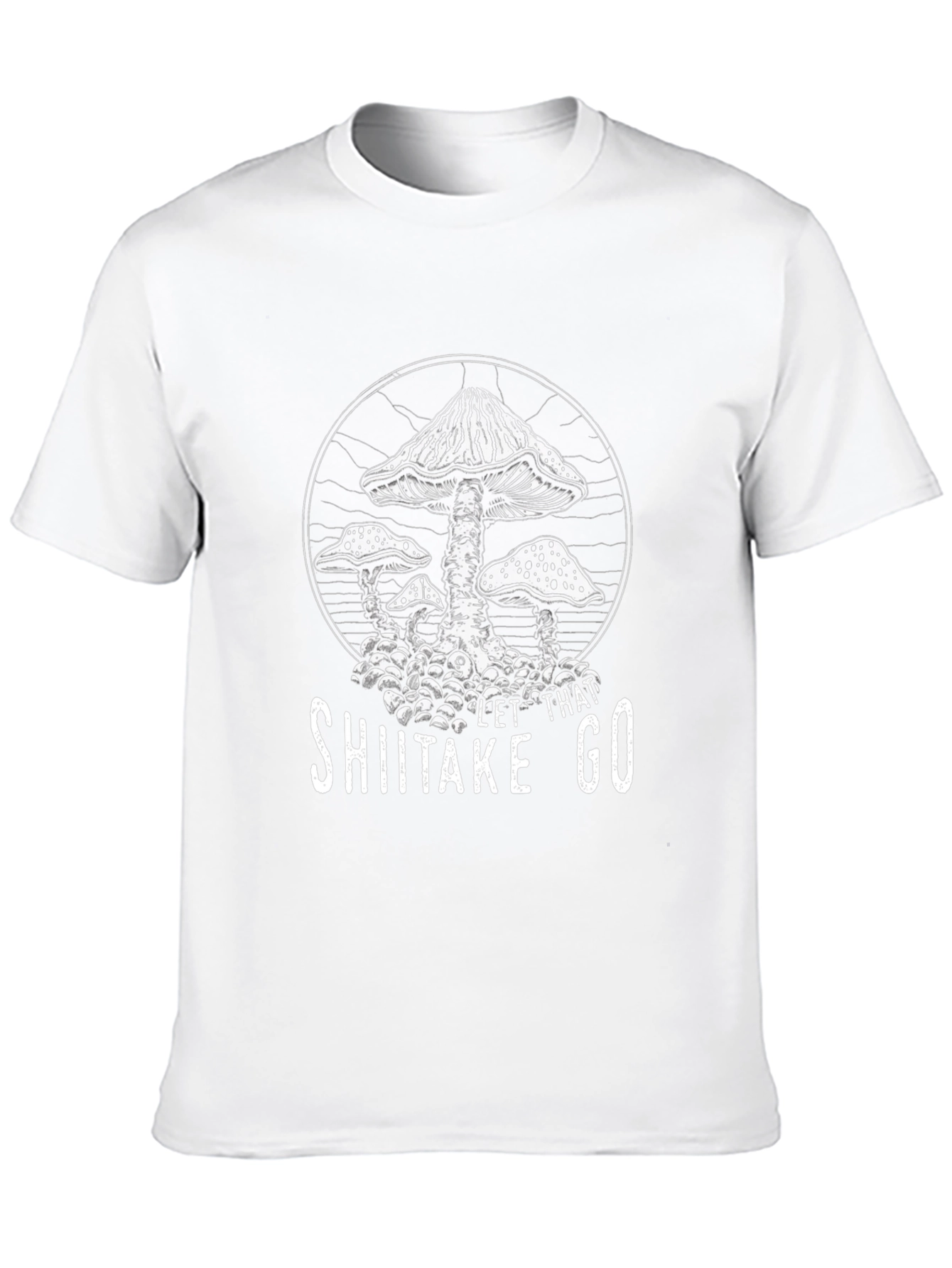 Shiitake Go Funny Graphic T-Shirt