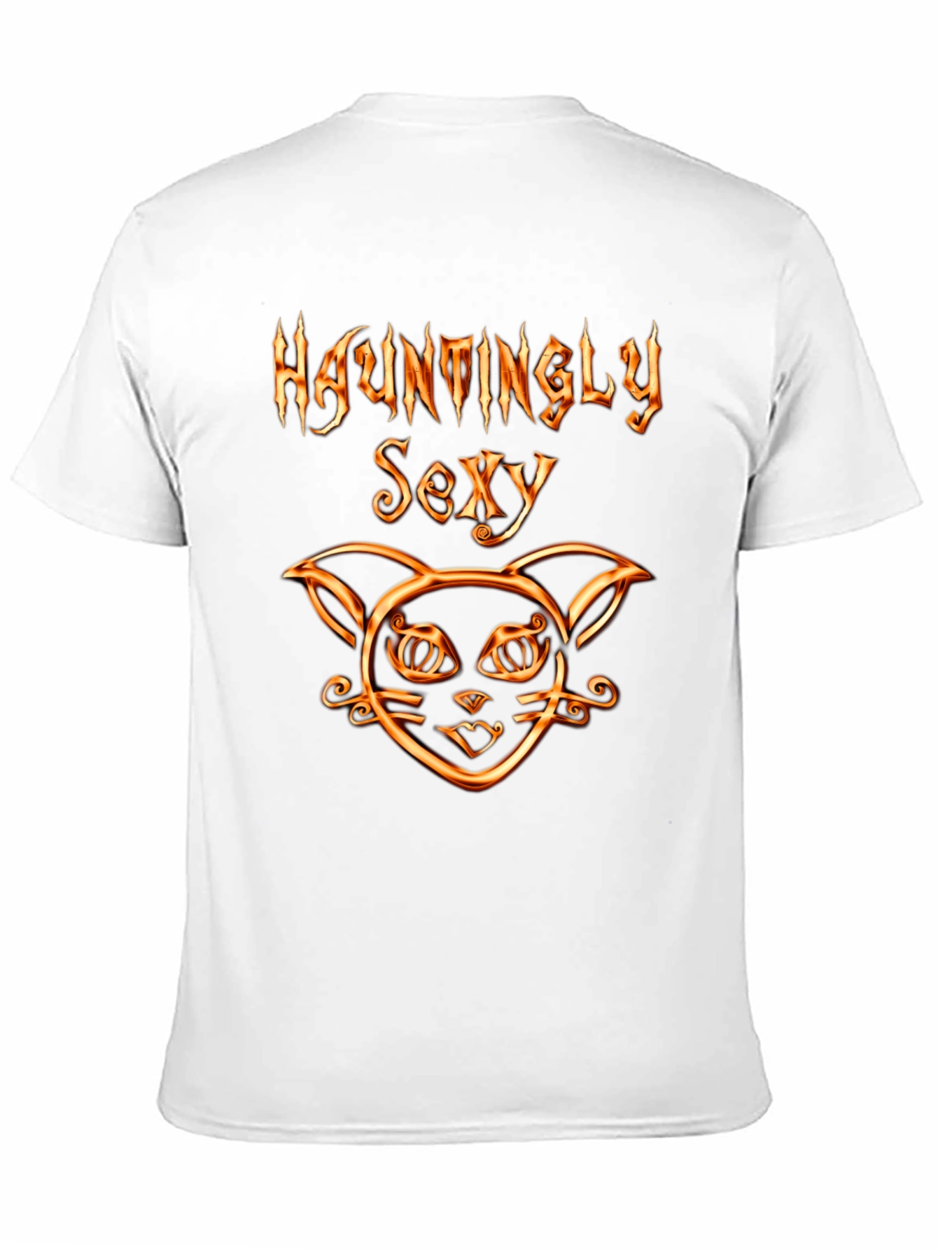 Hauntingly Sexy Cat Graphic T-Shirt