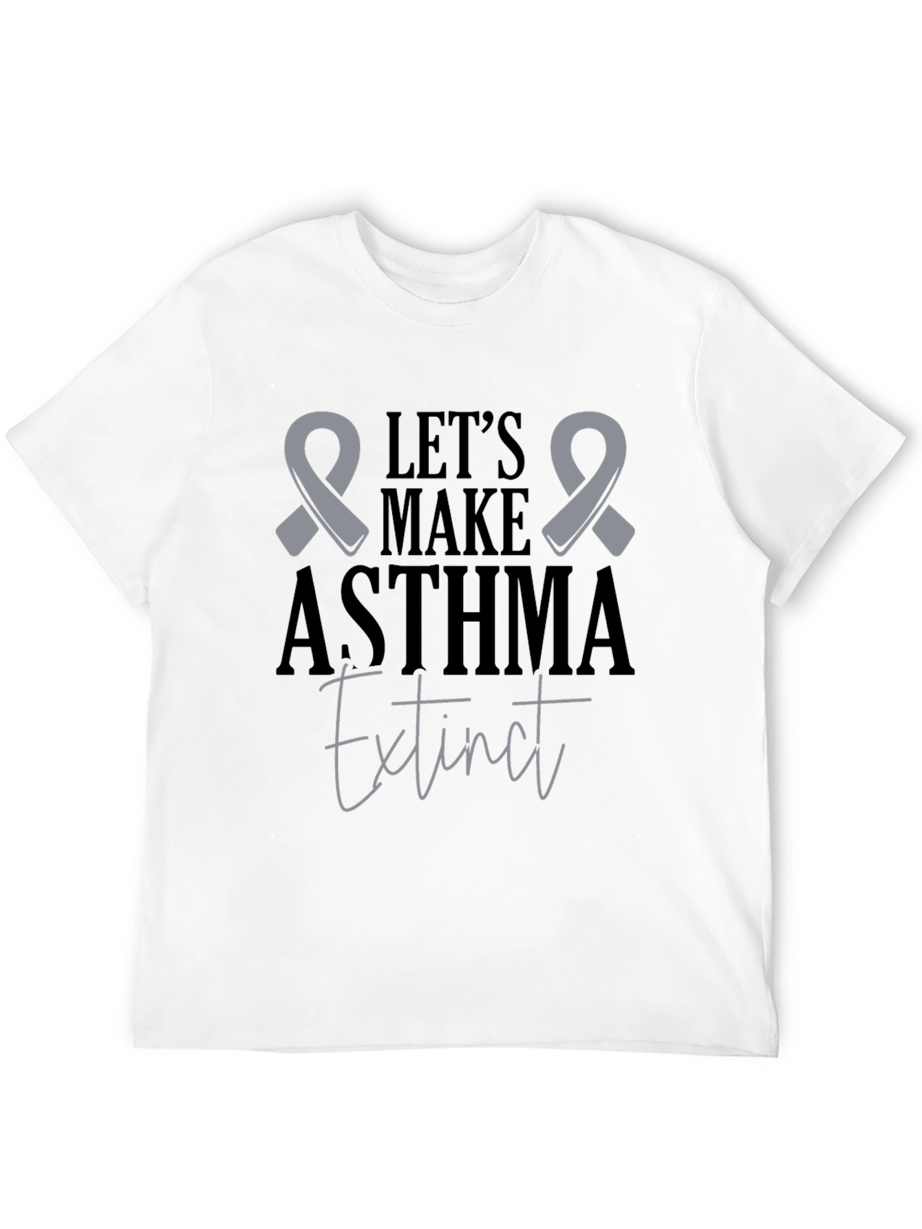 Asthma Awareness T-Shirt: Lets Make Asthma Extinct