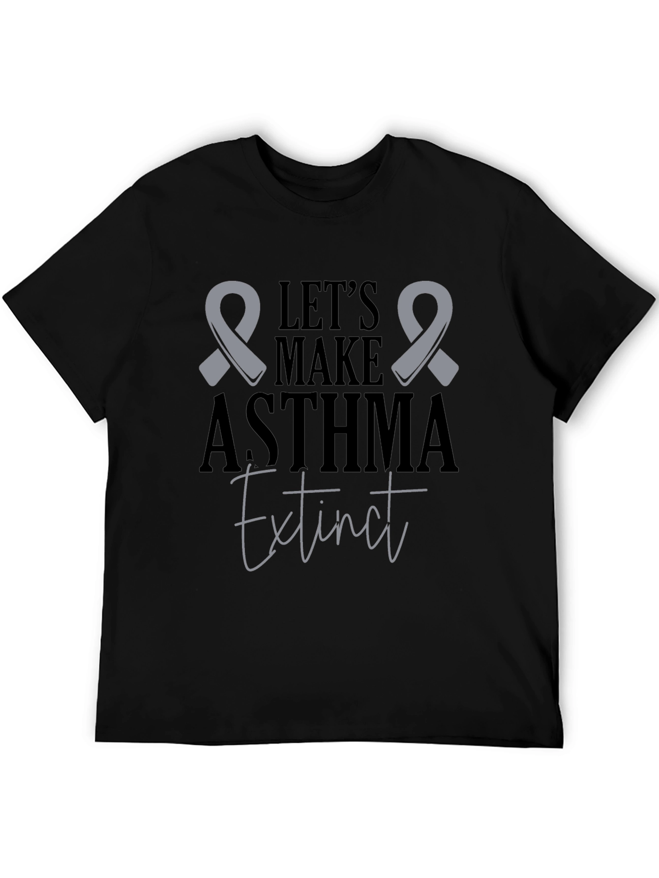 Asthma Awareness T-Shirt: Lets Make Asthma Extinct
