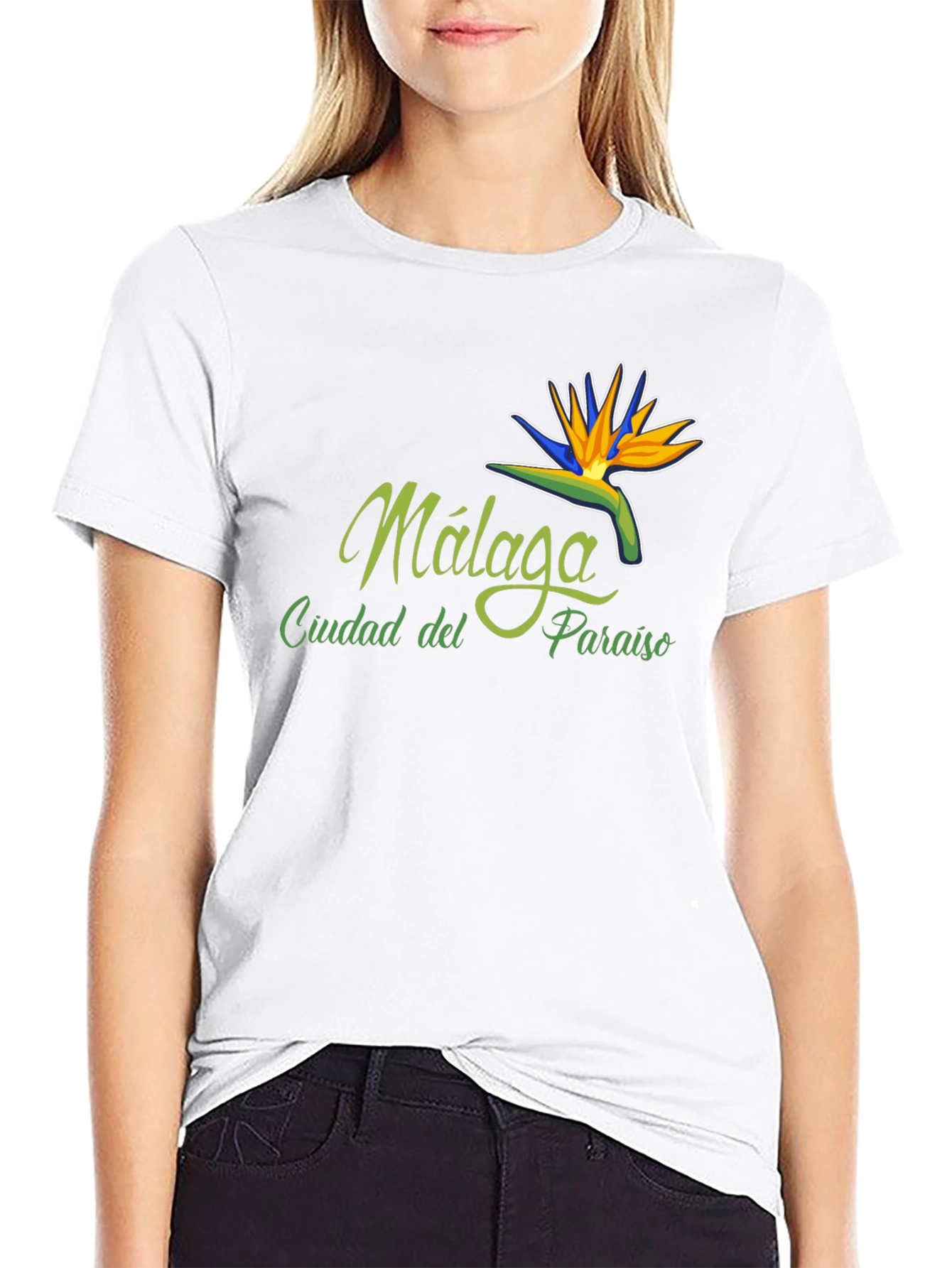 Malaga Bird of Paradise T-Shirt - City Souvenir Tee