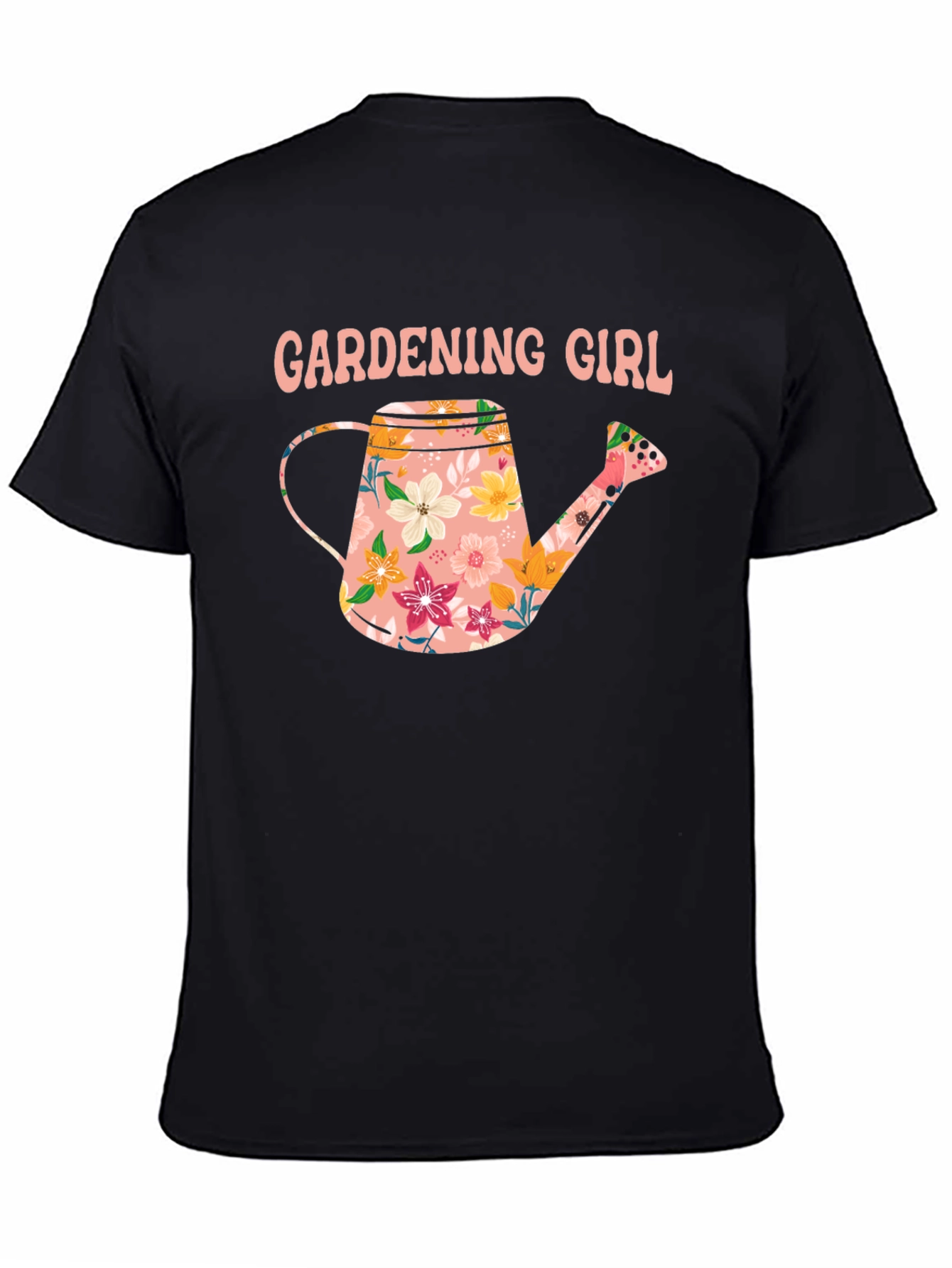 Gardening Girl Floral Watering Can T-Shirt