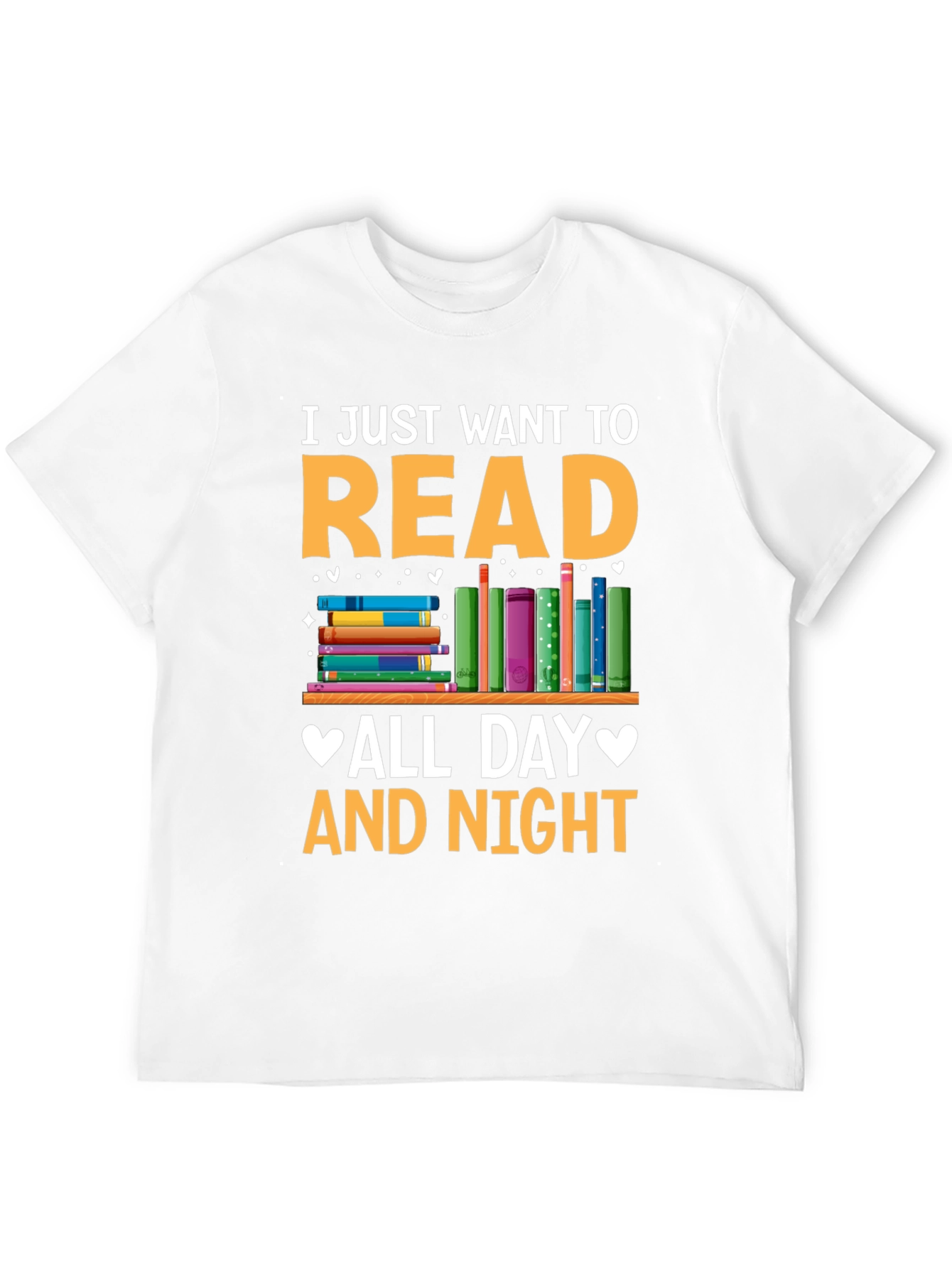 Read All Day and Night Graphic T-Shirt