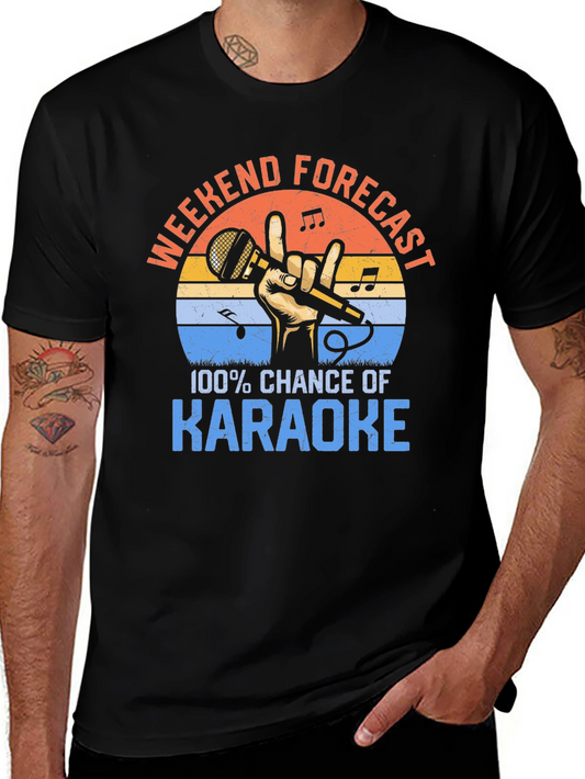 Karaoke Weekend Forecast T-Shirt