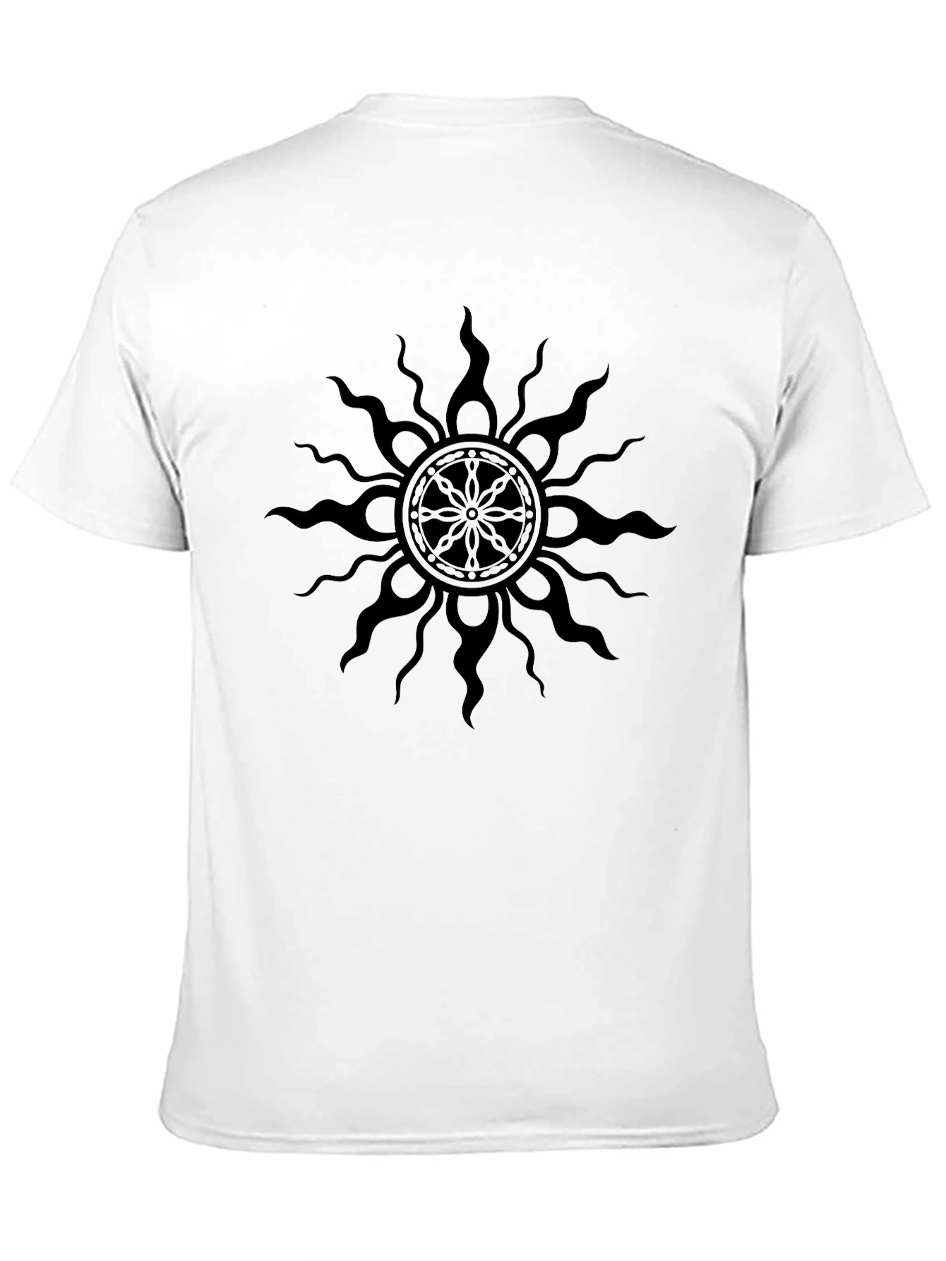Black Sunburst Graphic Tee