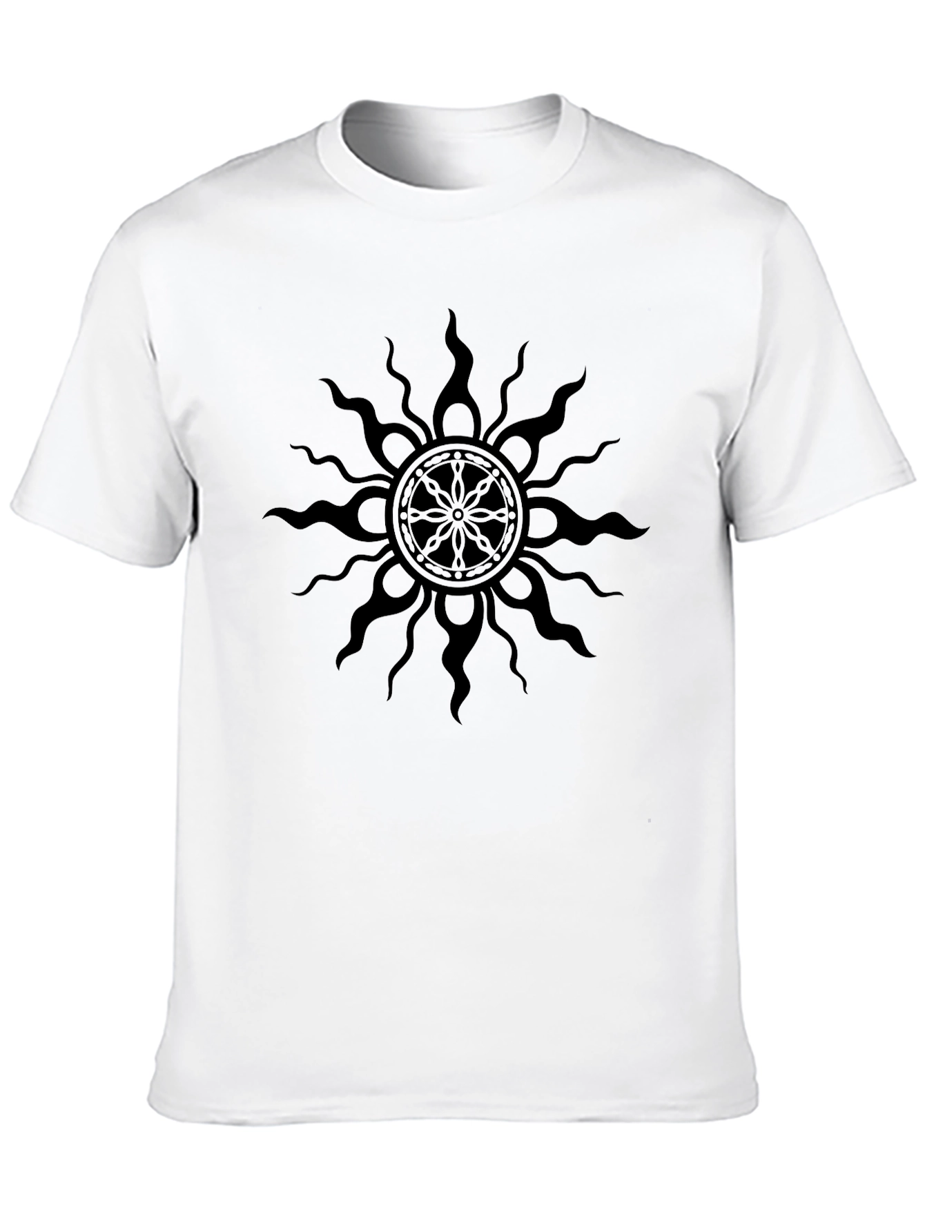 Black Sunburst Graphic Tee