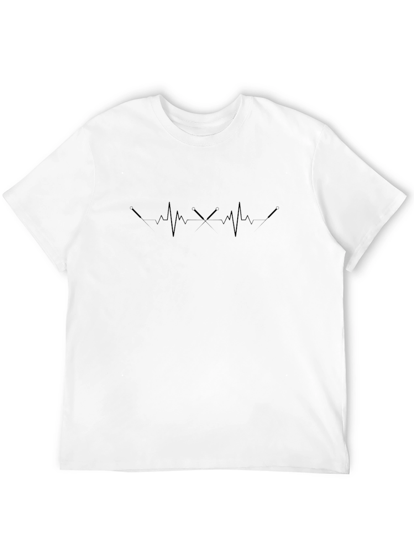 Heartbeat Barber T-Shirt - Black