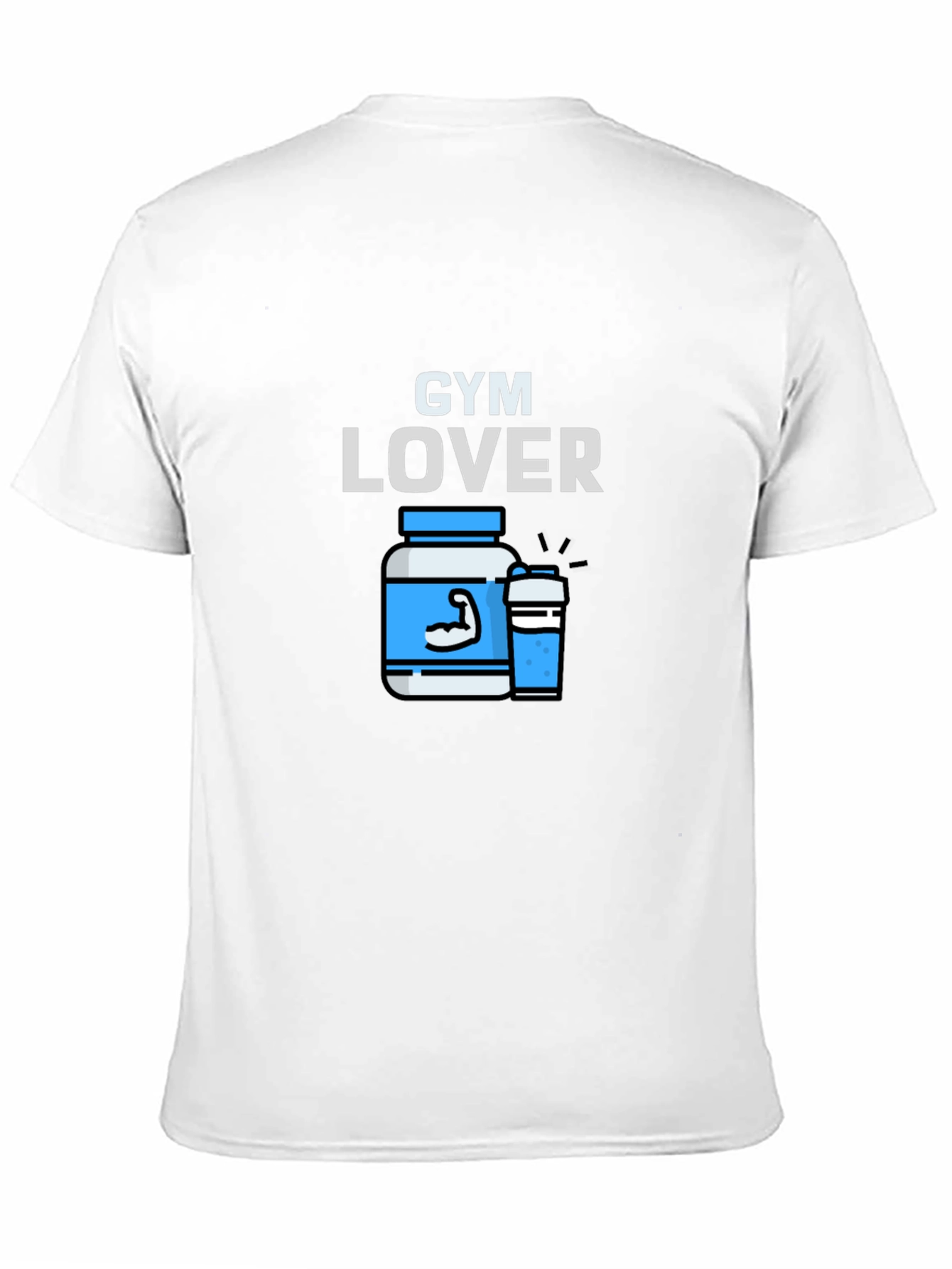 Gym Lover Graphic T-Shirt Black