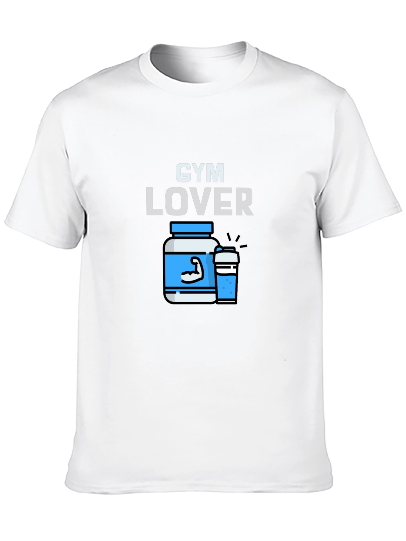 Gym Lover Graphic T-Shirt Black
