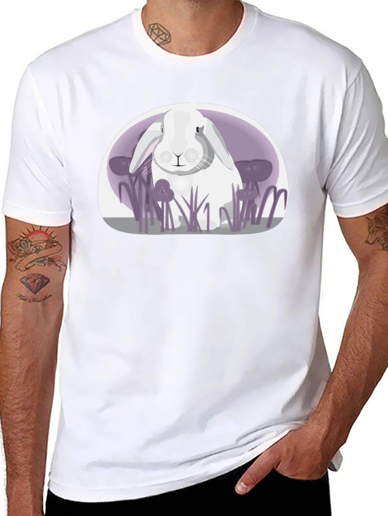 Cute Bunny Graphic Tee