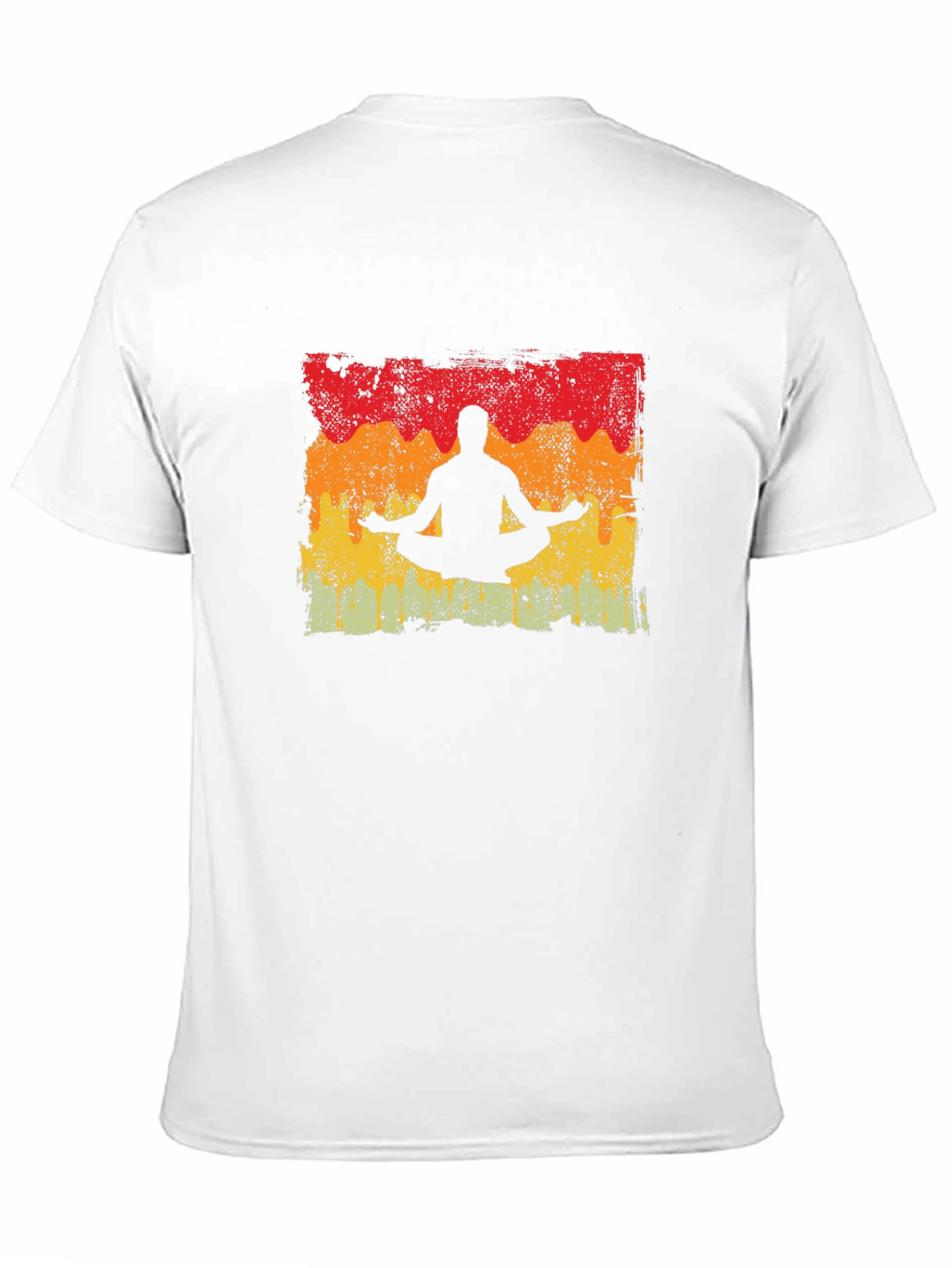 Yoga Pose Graphic T-Shirt - Mens Black Tee