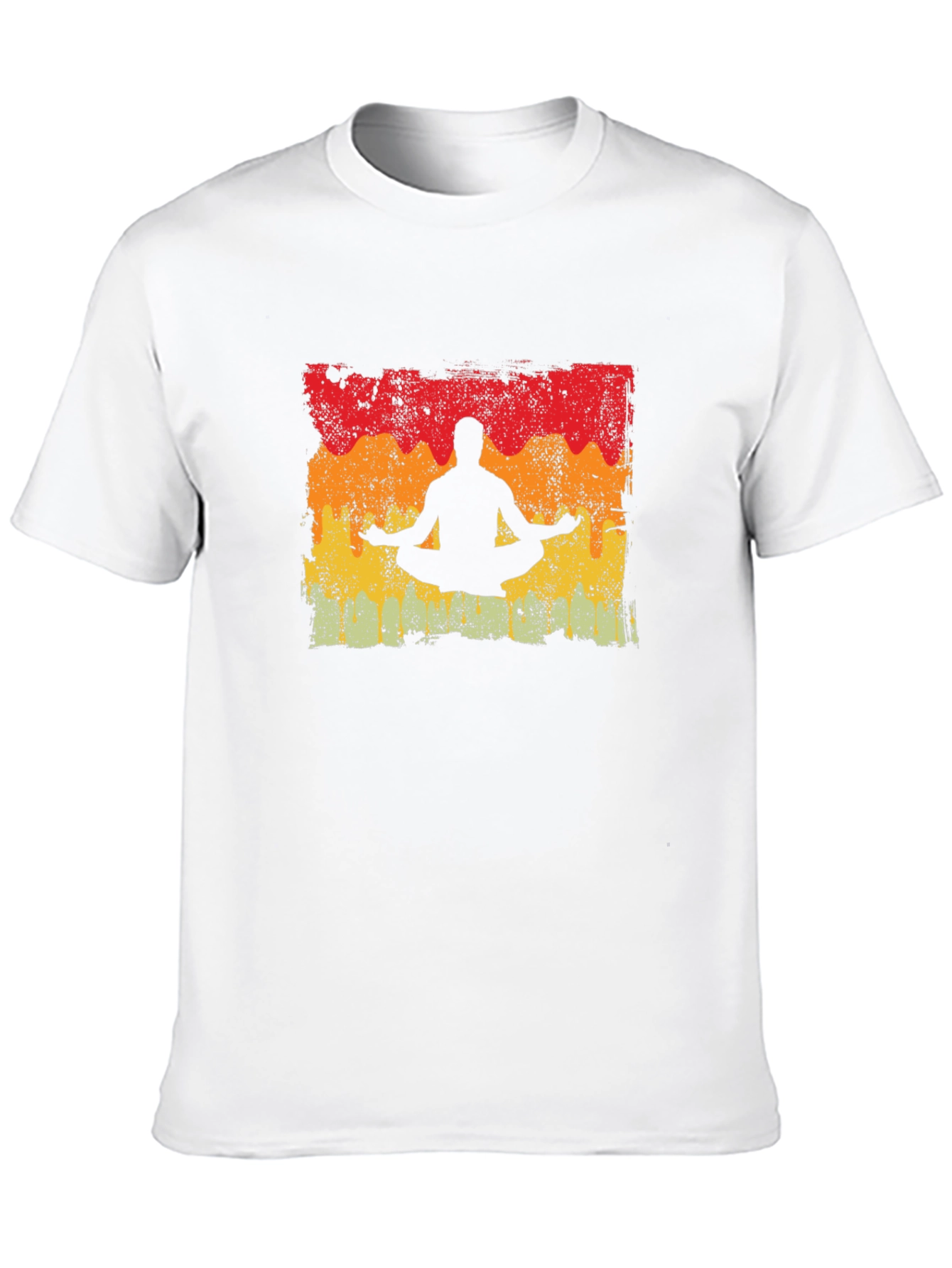 Yoga Pose Graphic T-Shirt - Mens Black Tee