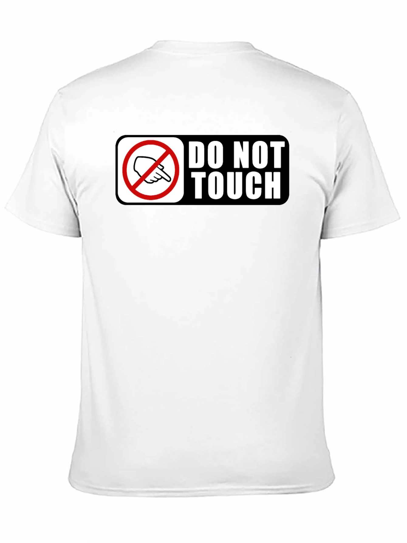 Do Not Touch Novelty Graphic Tee - Black