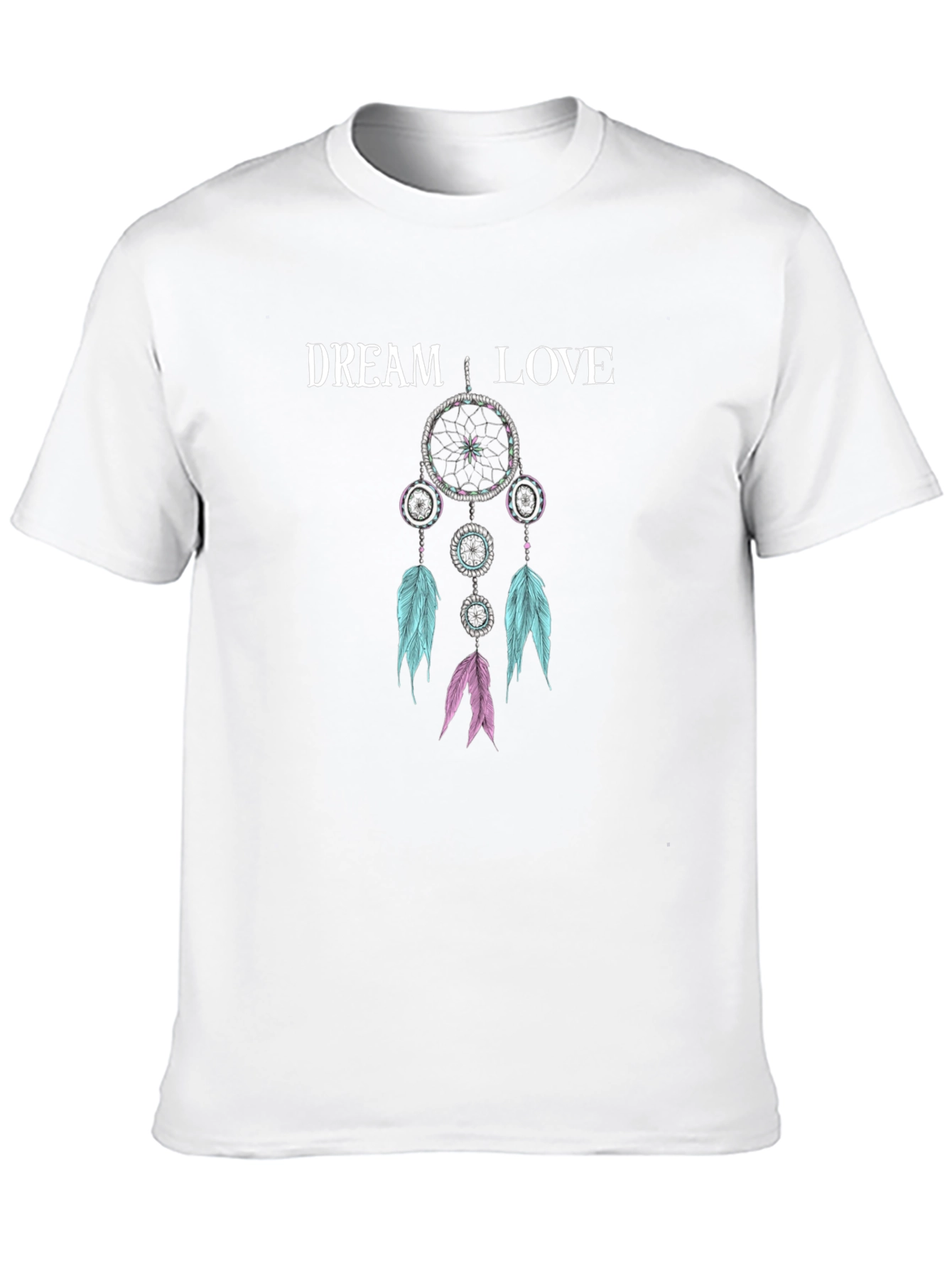 Dream Love T-Shirt - Black Cotton Blend