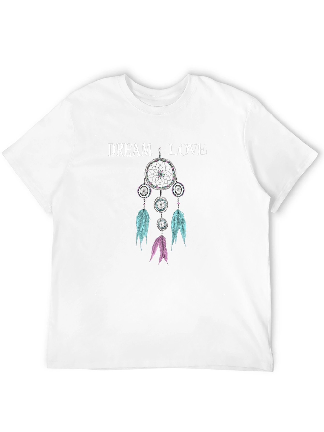 Dream Love T-Shirt - Black Cotton Blend