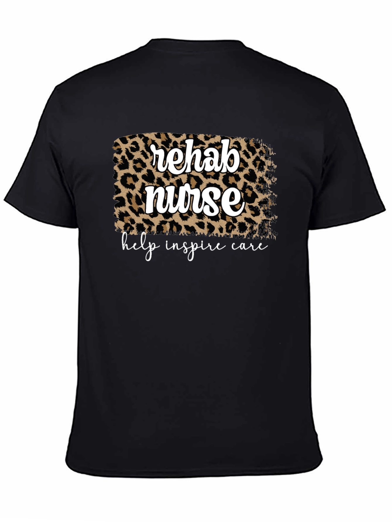 Rehab Nurse Leopard Print T-Shirt