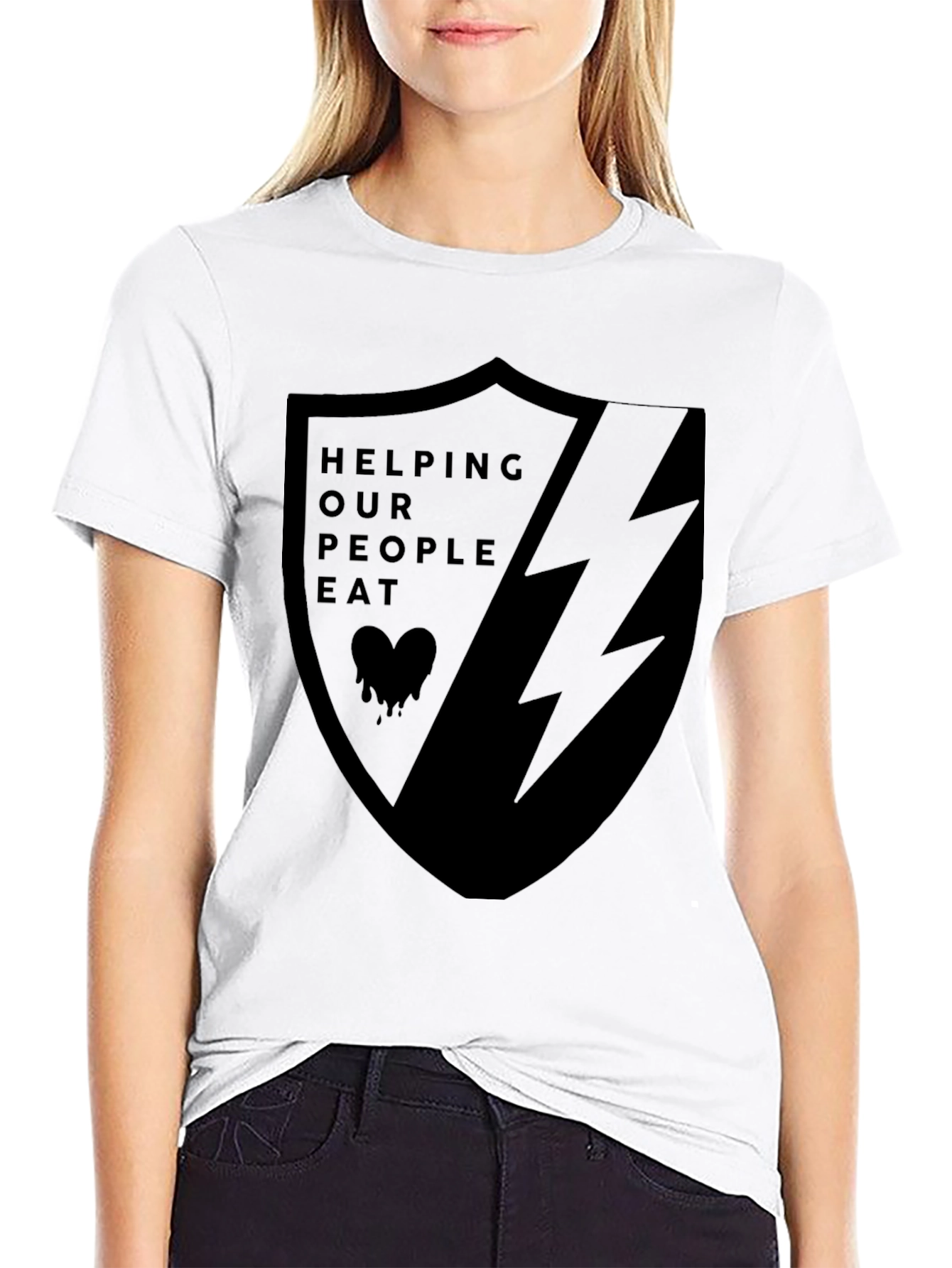 Helping Our People Eat Graphic T-Shirt