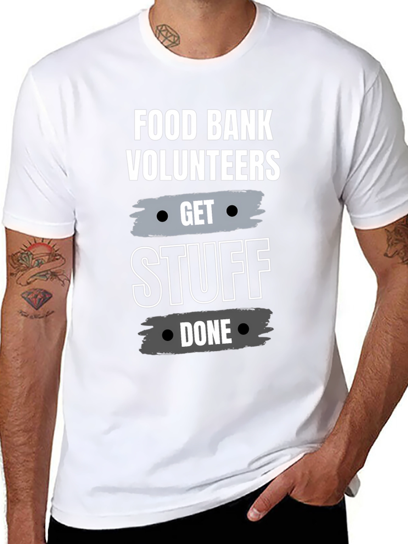 Food Bank Volunteers Get Stuff Done T-Shirt